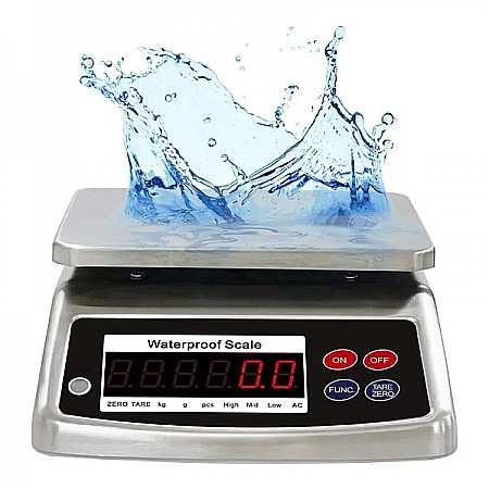 Cantare industriale - Cantar digital afisaj LED dublu capacitate 6Kg rezolutie 0.5g protectie IP68