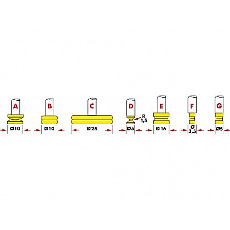 Ceas comparator digital de masurat grosimi 0-10 x 0.01 x 120 mm palpatoare tip B Ø10 mm [1]