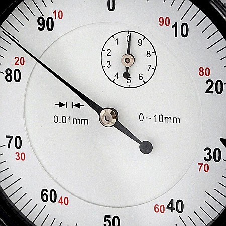 Ceas comparator mecanic eXpert cursa 1mm citire 0.001mm cadran 58mm [2]