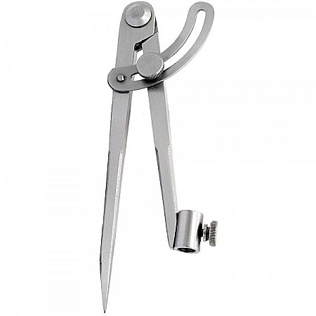 Compasuri profesionale - Compas profesional 150 mm cu sina si articulatie port creion 1/4 din cerc