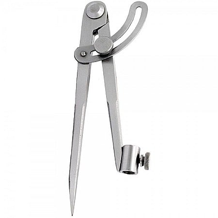 Compasuri profesionale - Compas profesional 175 mm cu sina si articulatie port creion 1/4 din cerc