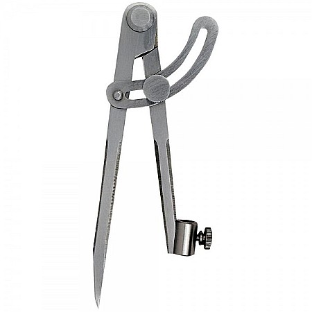 Compas profesional 200 mm cu sina si articulatie port creion 1/4 din cerc [1]