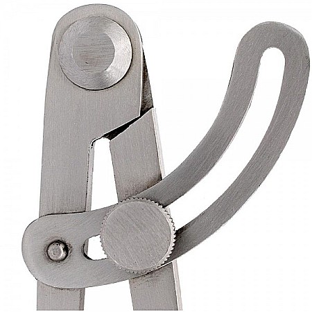 Compas profesional 200 mm cu sina si articulatie port creion 1/4 din cerc [2]