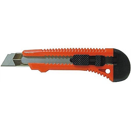 Instrumente marcare si trasaj - Cutter cu carcasa din plastic cu armatura metalica
