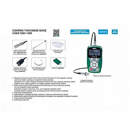 Dispozitiv digital de masurat grosimea stratului de acoperire nemagnetic pe substrat magnetic [1]
