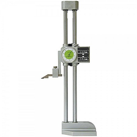 Dispozitive de masurare inaltime - Dispozitiv mecanic de masurare inaltime 0-300 mm cu coloana dubla, ceas, contor si cremaliera