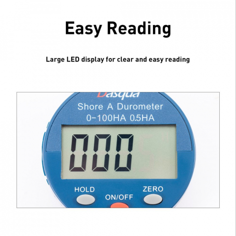Durometru digital Shore A Dasqua masurare 0-100 unitati rezolutie 0.5shore [2]