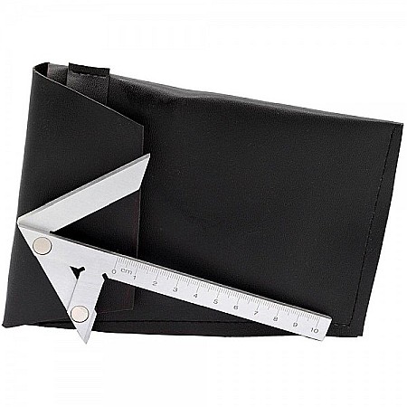 Echer de centrare cu rigla gradata 200 x 150 mm [3]