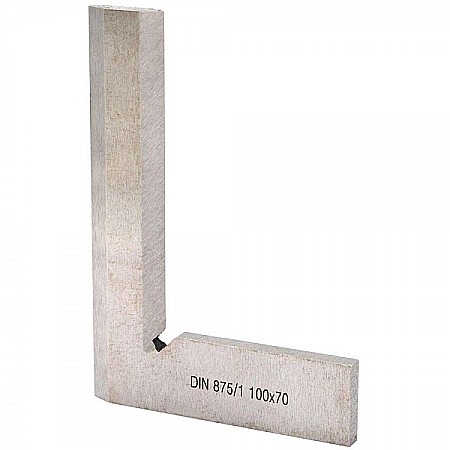 Echer drept cu laturi tesite 100 x 70 mm [1]