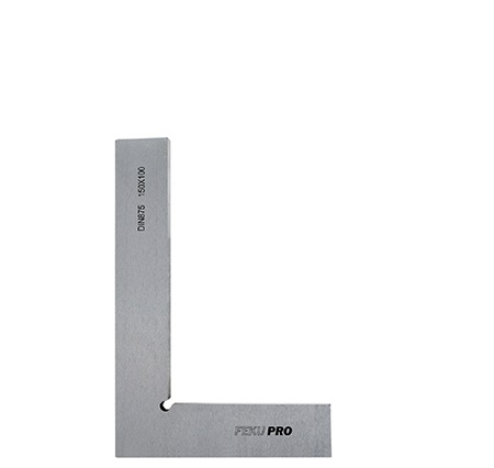 Echere vincluri profesionale - Echer drept simplu FEKU PRO 150 x 100 mm precizie 0.03 mm