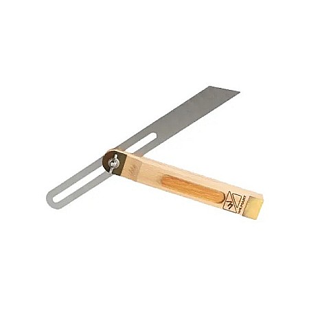 Echere vincluri profesionale - Echer fals reglabil Wilmart 40 cm cu maner din lemn