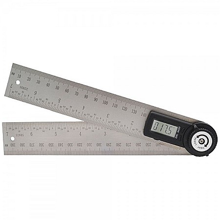 Echere vincluri profesionale - Echer metalic digital 200 mm capacitate 0-360° rezolutie 0.1°