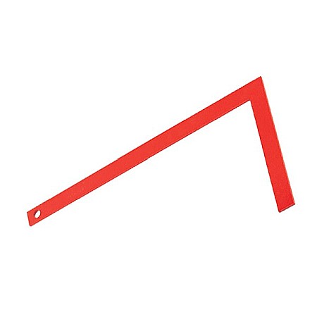 Accesorii zidarie si tamplarie - Echere pentru zidarie 40 x 20 cm din otel vopsit rosu