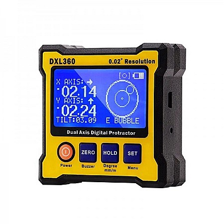 Raportoare profesionale - Inclinometru digital 2 axe rezolutie 0,02°