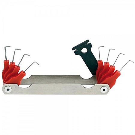 Lere - Lere pentru bujii 8 lame 0.4-1 mm cu instrument de indoit