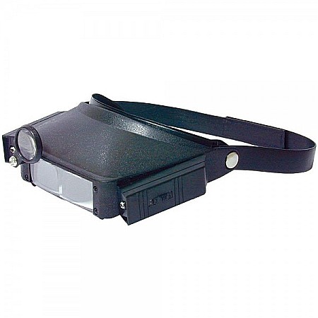 Instrumente optice - Lupa 1.8 - 4.8 dioptrii cu lumina LED si suport reglabil pentru cap