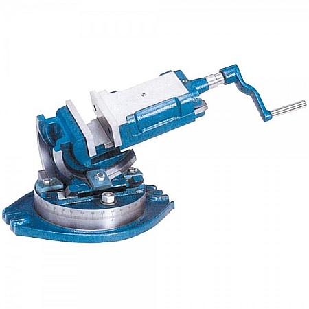 Menghine de precizie - Menghina basculabila cu inclinare pe 3 axe si baza rotativ pivotanta 100 mm
