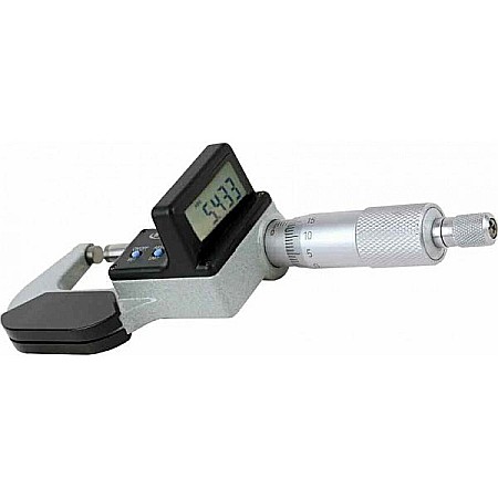 Micrometre digitale - Micrometru digital de exterior 0-25mm x 0.001mm cu ecran rabatat si IP65