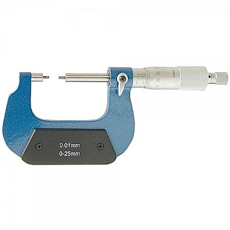 Micrometre speciale - Micrometru mecanic de exterior 0-25 mm cu palpatoare fine