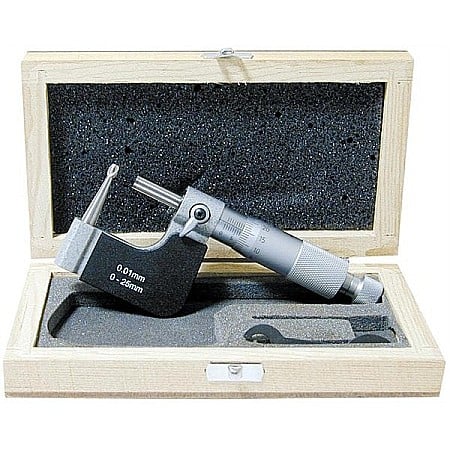 Micrometru mecanic de exterior 0-25 mm pentru masurat piese curbate [2]