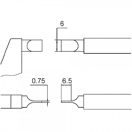 Micrometru mecanic de exterior 0-25 mm pentru sloturi si caneluri [4]