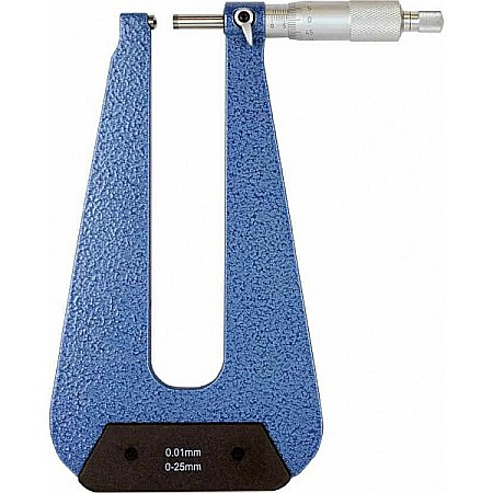 Micrometre speciale - Micrometru mecanic de exterior 0-25mm P-150mm pentru masurat pereti teava