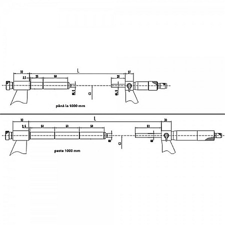Micrometru mecanic de exterior 800-900 mm cu palpator extensibil [3]