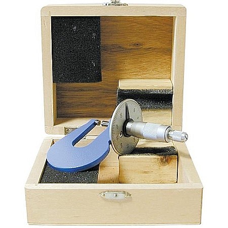 Micrometru mecanic de exterior cu disc gradat 0-15mm potcoava 100mm [2]
