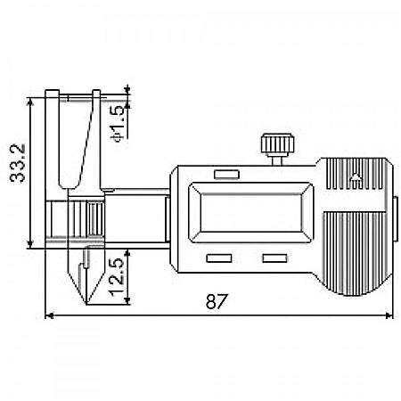 Mini Subler digital de precizie 0-25mm x 0.01mm [1]