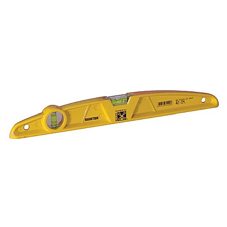 Nivele si raportoare - Nivela trapezoidala 40 cm din aluminiu antisoc cu 2 bule de nivel