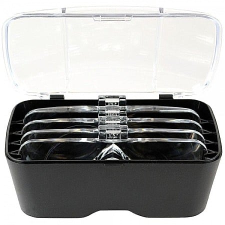 Ochelari cu 5 lentile interschimbabile tip lupa si iluminare LED [1]