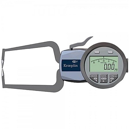 Palpator rapid digital de exterior Kroeplin® 0-10 x 35 x 0.005 x Ø1.5 mm mm IP67 Certificat DKD [0]