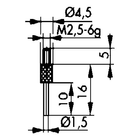 Palpator TIP F pentru Comparator [1]