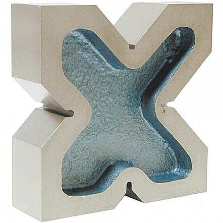 Pereche de suporti prismatici 150 x 150 x 75 mm [1]