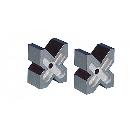 Suporti prismatici - Pereche de suporti prismatici din fonta 120 x 120 x 60 mm clasa 1