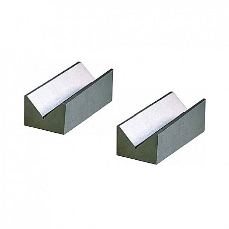 Suporti prismatici - Pereche de suporti prismatici lungi din otel 100 x 47 x 30 mm crestatura 90°