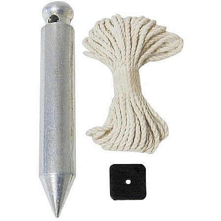 Accesorii zidarie si tamplarie - Plumb pentru zidari 100 mm cu sfoara 2.5 m