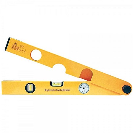 Raportoare profesionale - Raportor cu cadran 0 – 180° precizie 1° lungime 50 cm cu nivela laser