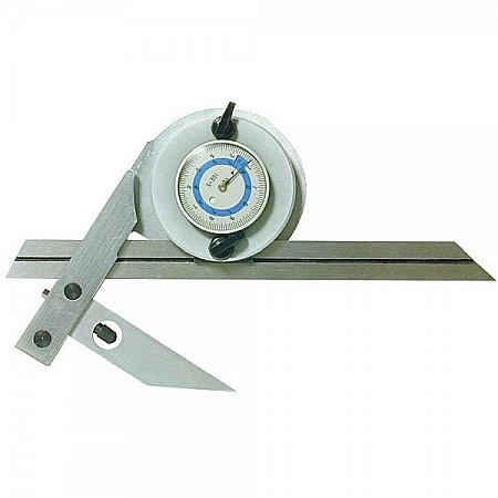 Raportoare profesionale - Raportor mecanic cu cadran 4x90° si rigla cu sina reglabila 300 mm