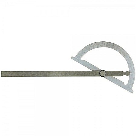Raportoare profesionale - Raportor profesional 0-180° cu stangere centrala sector Ø200 rigla 300mm