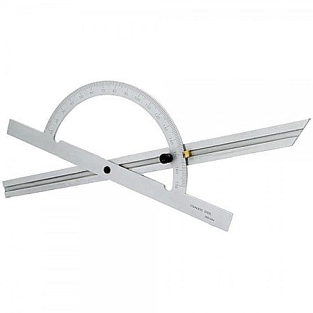 Raportor profesional 10°-170° cu rigla culisanta 600mm sector Ø300 [1]