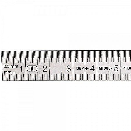 Rigla flexibila din INOX cromat mat 300 mm clasa 2 [2]