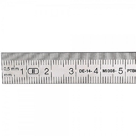 Rigla flexibila din INOX cromat mat 500 mm clasa 2 [2]