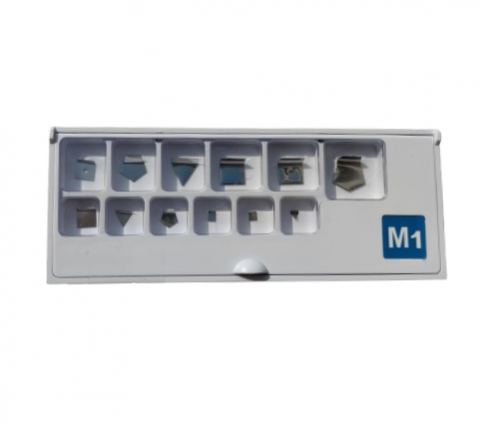 Greutati cantarire - Set 12 greutati inox cantarire sau calibrare de la 1mg la 500mg