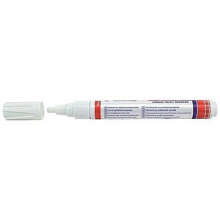 Markere Creioane Creta - Set 12 markere industriale cu varf de 4 mm negru