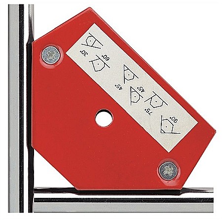 Echere vincluri profesionale - Set 2 echere magnetice 120N pentru sudura laturi 90 mm si 5 unghiuri