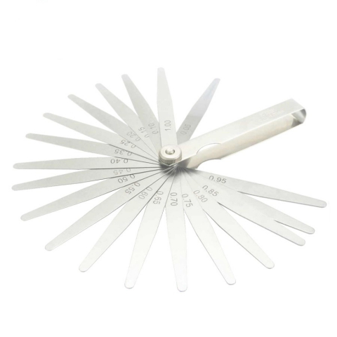 Lere - Set 20 lere de grosime 0,05 - 1,00 mm, lungime 300 mm Dasqua