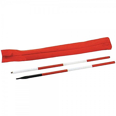 Accesorii topografie - Set 6 jaloane topografice la 2m