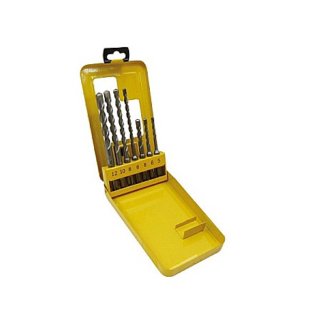 Burghie pentru beton - Set 7 burghie SDS+ BULL Ø 5 - Ø 12 mm pentru beton