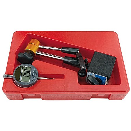 Set ceas comparator digital cursa 12mm citire 0.01mm cu suport magnetic 80Kgf [1]